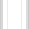 WDMA 32x72 (31.5 x 71.5 inch) White Vinyl UPVC Crank out Casement Window with Prairie Grilles