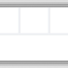 WDMA 36x24 (35.5 x 23.5 inch) White uPVC Vinyl Push out Casement Window with Fractional Grilles