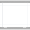 WDMA 36x30 (35.5 x 29.5 inch) White uPVC Vinyl Push out Awning Window with Prairie Grilles
