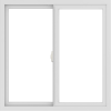 WDMA 36x36 (35.5 x 35.5 inch) Vinyl uPVC White Slide Window without Grids Interior
