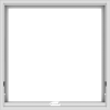 WDMA 36x36 (35.5 x 35.5 inch) White Vinyl uPVC Crank out Awning Window without Grids