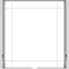 WDMA 36x40 (35.5 x 39.5 inch) White Vinyl uPVC Crank out Awning Window with Prairie Grilles