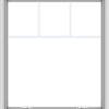 WDMA 36x40 (35.5 x 39.5 inch) White uPVC Vinyl Push out Awning Window with Fractional Grilles