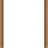 WDMA 36x48 (35.5 x 47.5 inch) Oak Wood Dark Brown Bronze Aluminum Crank out Awning Window without Grids