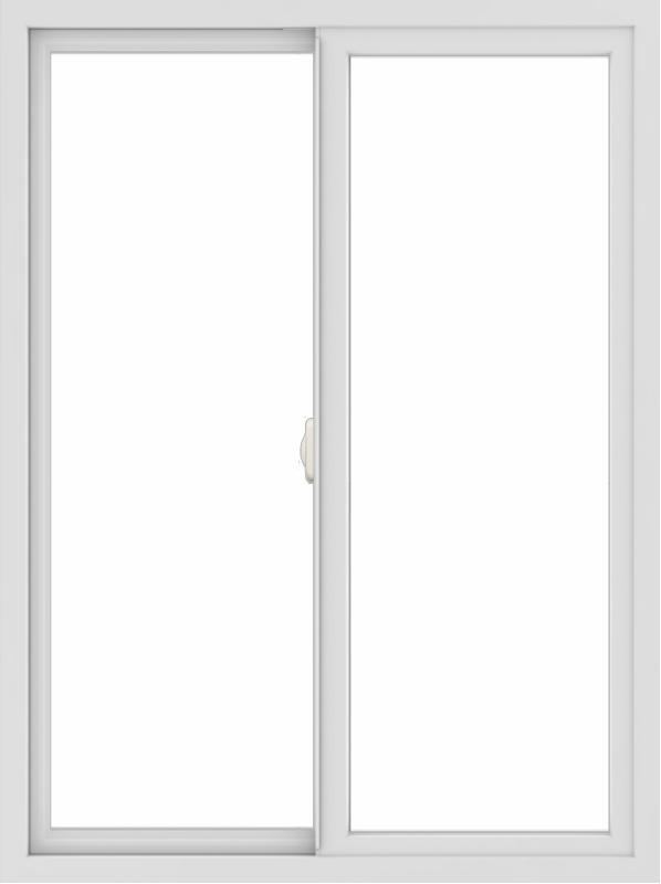 WDMA 36x48 (35.5 x 47.5 inch) Vinyl uPVC White Slide Window without Grids Interior