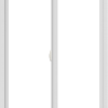 WDMA 36x54 (35.5 x 53.5 inch) Vinyl uPVC White Slide Window without Grids Interior