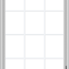WDMA 36x54 (35.5 x 53.5 inch) White Vinyl UPVC Crank out Casement Window without Grids