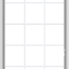 WDMA 36x60 (35.5 x 59.5 inch) White uPVC Vinyl Push out Casement Window without Grids