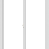 WDMA 36x66 (35.5 x 65.5 inch) Vinyl uPVC White Slide Window without Grids Interior