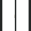 WDMA 36x66 (35.5 x 65.5 inch) Vinyl uPVC Black Slide Window without Grids Interior