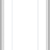 WDMA 36x66 (35.5 x 65.5 inch) White uPVC Vinyl Push out Casement Window with Prairie Grilles