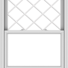 WDMA 38x48 (37.5 x 47.5 inch)  Aluminum Single Double Hung Window with Diamond Grids