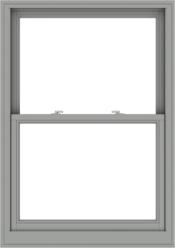 WDMA 38x54 (37.5 x 53.5 inch)  Aluminum Single Double Hung Window without Grids-1