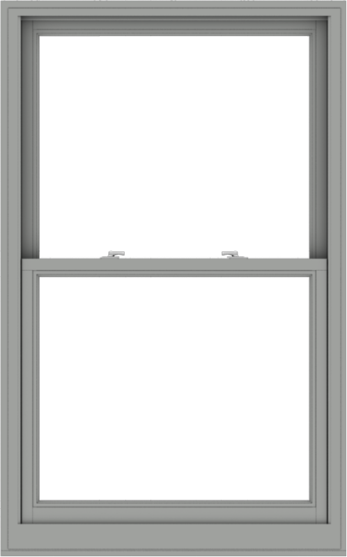 WDMA 38x61 (37.5 x 60.5 inch)  Aluminum Single Double Hung Window without Grids-1