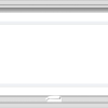 WDMA 40x24 (39.5 x 23.5 inch) White Vinyl uPVC Crank out Awning Window with Prairie Grilles