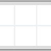 WDMA 40x30 (39.5 x 29.5 inch) White Vinyl uPVC Crank out Awning Window with Colonial Grids Exterior
