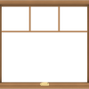 WDMA 40x36 (39.5 x 35.5 inch) Oak Wood Dark Brown Bronze Aluminum Crank out Awning Window with Fractional Grilles