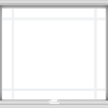 WDMA 40x36 (39.5 x 35.5 inch) White Vinyl uPVC Crank out Awning Window with Prairie Grilles