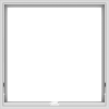 WDMA 40x40 (39.5 x 39.5 inch) White Vinyl uPVC Crank out Awning Window without Grids