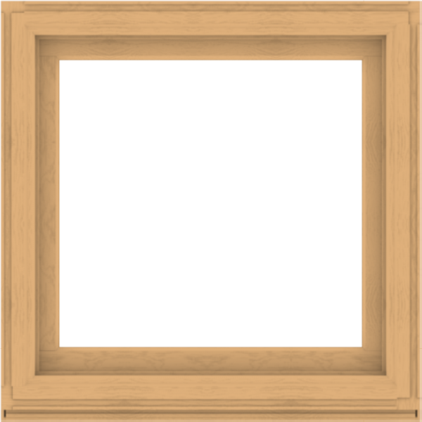 WDMA 40x40 (39.5 x 39.5 inch) Composite Wood Aluminum-Clad Picture Window without Grids-3