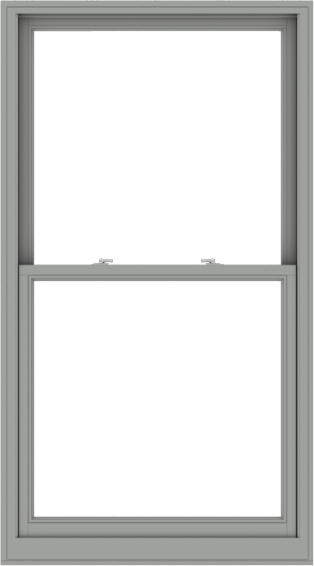WDMA 40x72 (39.5 x 71.5 inch)  Aluminum Single Double Hung Window without Grids-1