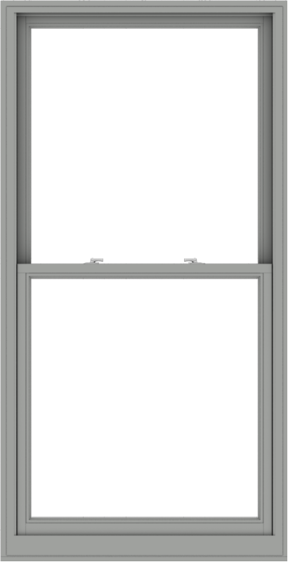WDMA 40x78 (39.5 x 77.5 inch)  Aluminum Single Double Hung Window without Grids-1
