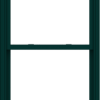 WDMA 40x96 (39.5 x 95.5 inch)  Aluminum Single Hung Double Hung Window without Grids-5