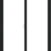 WDMA 42x54 (41.5 x 53.5 inch) Vinyl uPVC Black Slide Window without Grids Interior