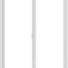 WDMA 42x66 (41.5 x 65.5 inch) Vinyl uPVC White Slide Window without Grids Interior