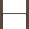 WDMA 44x120 (43.5 x 119.5 inch)  Aluminum Single Hung Double Hung Window without Grids-4