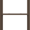 WDMA 44x90 (43.5 x 89.5 inch)  Aluminum Single Hung Double Hung Window without Grids-4