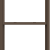 WDMA 44x96 (43.5 x 95.5 inch)  Aluminum Single Hung Double Hung Window without Grids-4