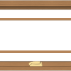 WDMA 48x20 (47.5 x 19.5 inch) Oak Wood Dark Brown Bronze Aluminum Crank out Awning Window with Prairie Grilles