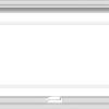 WDMA 48x24 (47.5 x 23.5 inch) White Vinyl uPVC Crank out Awning Window with Prairie Grilles