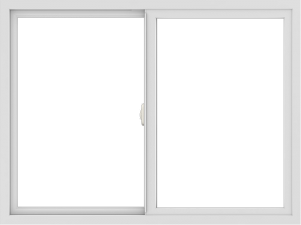 WDMA 48x36 (47.5 x 35.5 inch) Vinyl uPVC White Slide Window without Grids Interior
