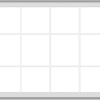 WDMA 48x40 (47.5 x 39.5 inch) White Vinyl uPVC Crank out Awning Window with Colonial Grids Exterior