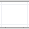WDMA 48x40 (47.5 x 39.5 inch) White uPVC Vinyl Push out Awning Window with Prairie Grilles