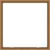 WDMA 48x48 (47.5 x 47.5 inch) Oak Wood Green Aluminum Push out Awning Window without Grids