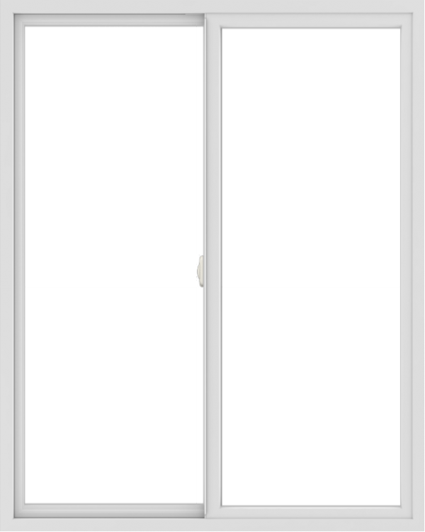 WDMA 48x60 (47.5 x 59.5 inch) Vinyl uPVC White Slide Window without Grids Interior