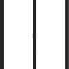 WDMA 48x60 (47.5 x 59.5 inch) Vinyl uPVC Black Slide Window without Grids Interior