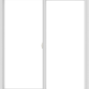 WDMA 54x60 (53.5 x 59.5 inch) Vinyl uPVC White Slide Window without Grids Interior