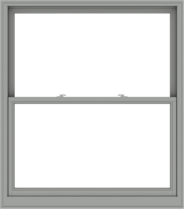 WDMA 54x61 (53.5 x 60.5 inch)  Aluminum Single Double Hung Window without Grids-1