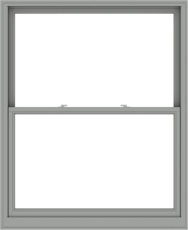 WDMA 54x66 (53.5 x 65.5 inch)  Aluminum Single Double Hung Window without Grids-1