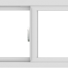 WDMA 60x18 (59.5 x 17.5 inch) Vinyl uPVC White Slide Window without Grids Interior