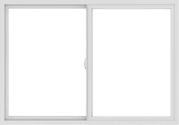 WDMA 60x42 (59.5 x 41.5 inch) Vinyl uPVC White Slide Window without Grids Interior