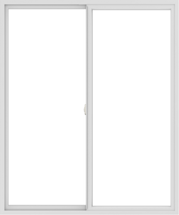WDMA 60x72 (59.5 x 71.5 inch) Vinyl uPVC White Slide Window without Grids Interior
