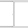 WDMA 66x36 (65.5 x 35.5 inch) Vinyl uPVC White Slide Window without Grids Interior