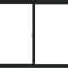 WDMA 66x48 (65.5 x 47.5 inch) Vinyl uPVC Black Slide Window without Grids Interior