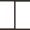 WDMA 66x60 (65.5 x 59.5 inch) Vinyl uPVC Dark Brown Slide Window without Grids Interior