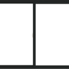 WDMA 72x54 (71.5 x 53.5 inch) Vinyl uPVC Black Slide Window without Grids Interior